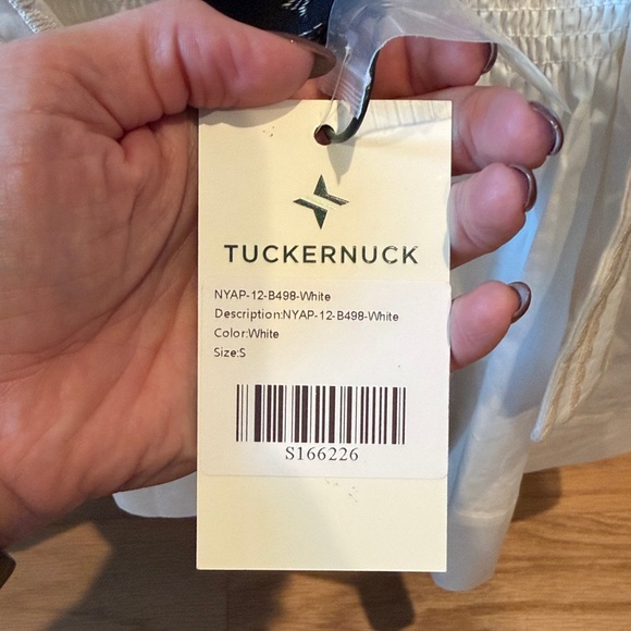 Tuckernuck Brighton Matching Set Cream and Tan Two-Piece size Small - Picture 9 of 9